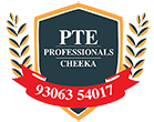 Logo of PTE Professionals Cheeka for intelligent practice with AI